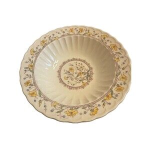 Vtge Vernon Kilns California U.S.A HIBISCUS  Serving Dish Bowl